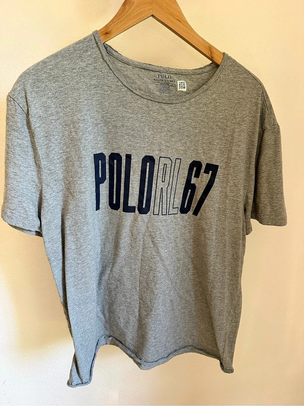 Polo Ralph Lauren Classic Fit Short Sleeve Tee in Gray Size Medium